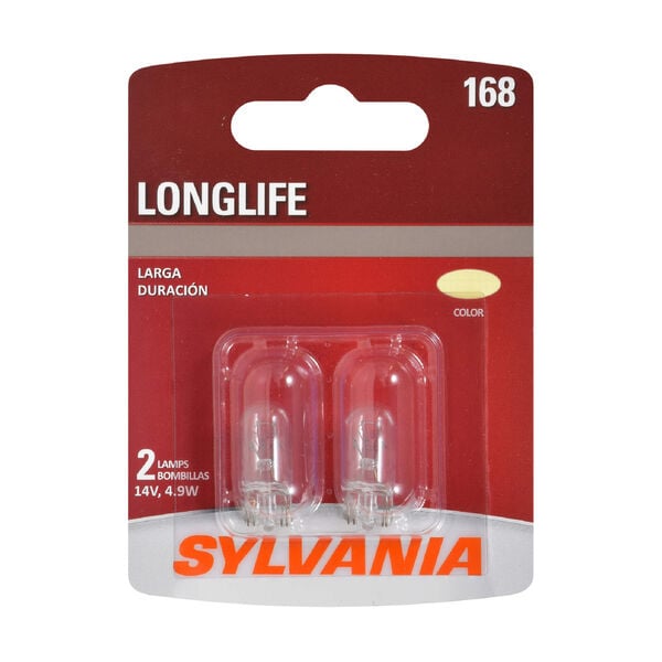 SYLVANIA 168 Long Life Mini Bulb, 2 Pack, , hi-res